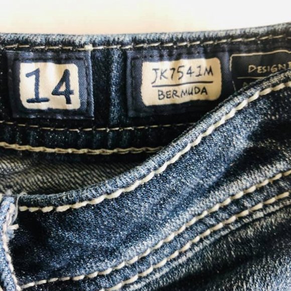 Miss Me girls bermuda shorts jeans 14 - Picture 5 of 5